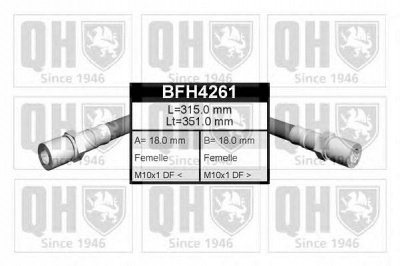 QUINTON HAZELL bfh4261 -  Тормозной шланг